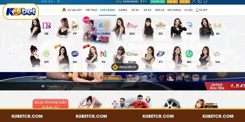 Live Casino Trực Tuyến - Siêu Phẩm Giải Trí, Chơi Là Cuốn 3 Danh mục sảnh Live Casino trực tuyến đang có tại KUBET