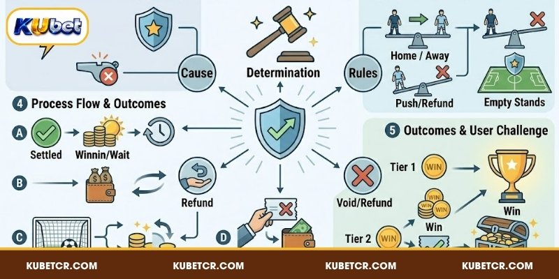 Luật Cá Độ Bóng Đá - Quy Định Cược Hợp Lệ Tại KUBET 5 Luật cá độ bóng đá trong các tình huống hoàn tiền đặc biệt